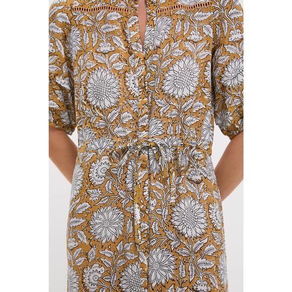 LOVE TOMAS BY EMERSON FRY Arles Satin Lucy 4 Short Sleeve Dress NWT L - Picture 5 of 7